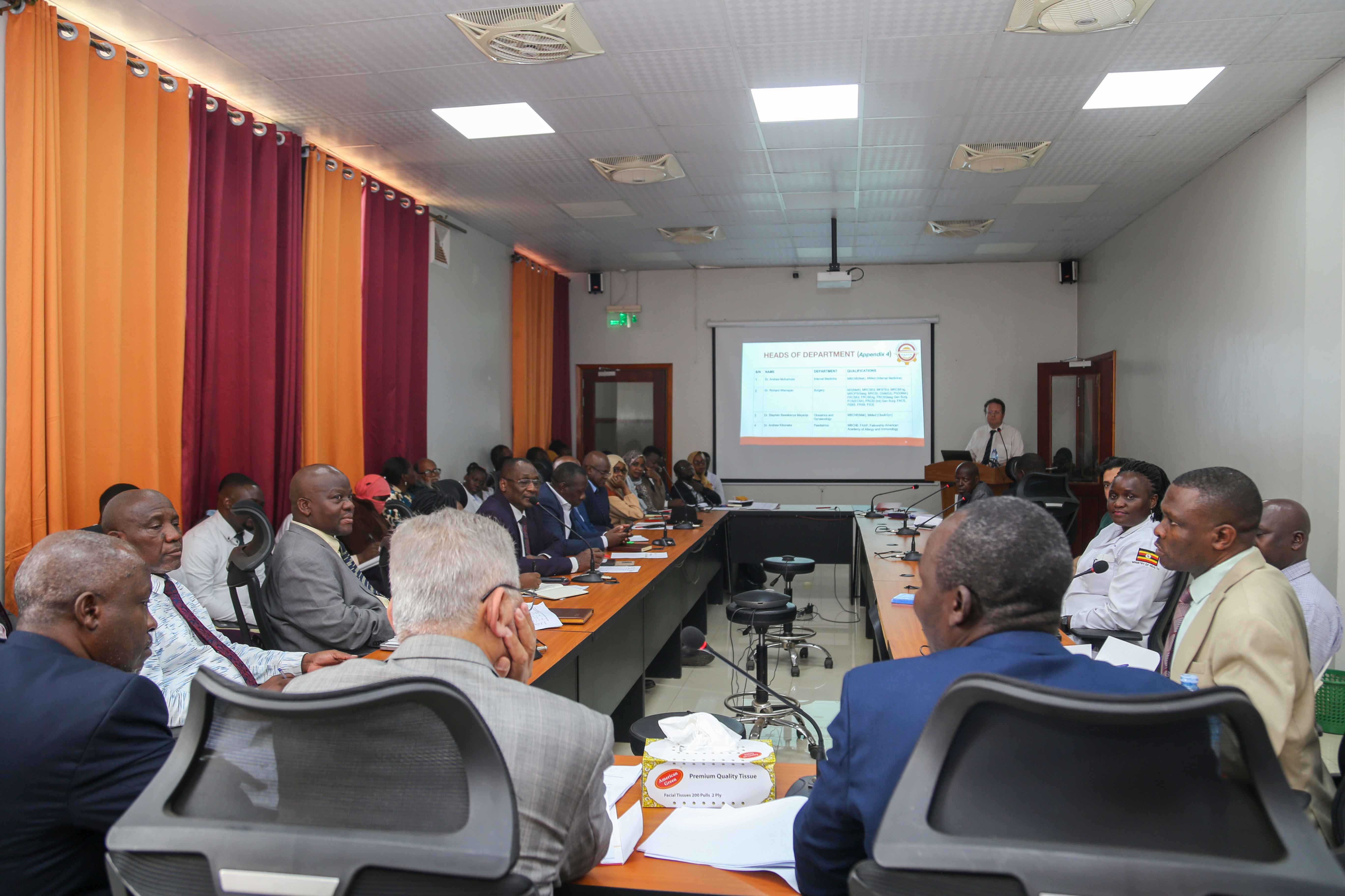 blog_image_Dr. Richard Wismayer, Dean, Faculty of Health Sciences Equator University of Science and Technology Presentation in Progress at EQUSaT