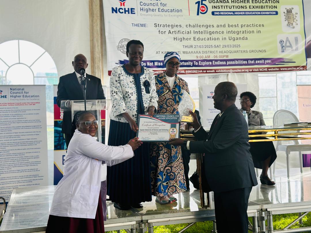 blog_image_EQUSaT Shines at NCHE Exhibition in Mbarara, Clinches 2nd Runners-Up Position Among Provisionally Licensed Institutions